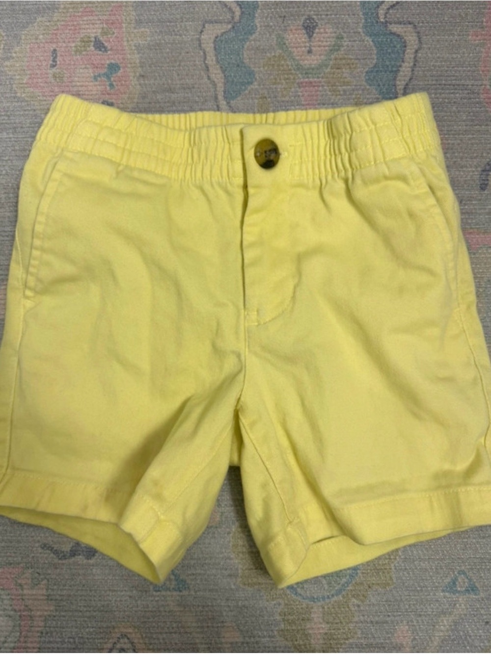 Jack and Janie Yellow Pull-On Cotton Shorts